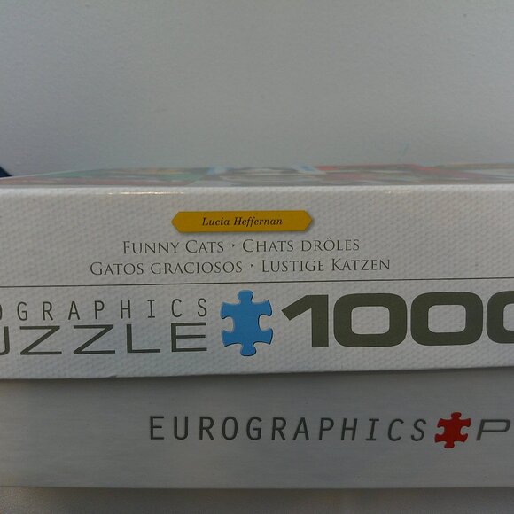 Eurographics Funny Cats by Lucia Heffernan 1000 Piece Jigsaw Puzzle - Picture 9 of 11